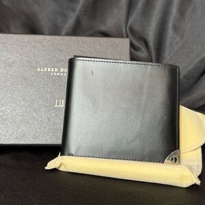 💯Authentic Dunhill Black Bi-Fold Wallet